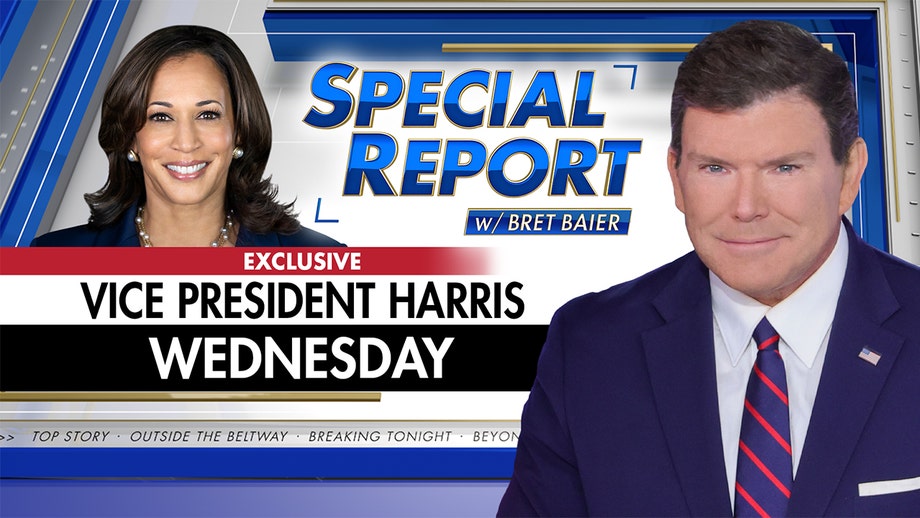 Kamala Harris to sit down with Fox News' Bret Baier for exclusive interview