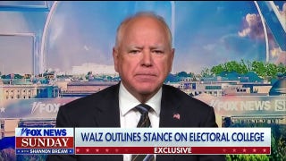 Tim Walz: 'People feel, and they have to feel every vote counts in every place of the country' - Fox News