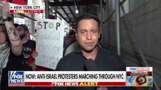 Anti-Israel protesters descend on New York City on anniversary of Oct. 7 attack - Fox News