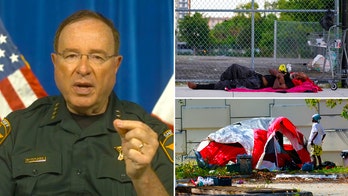 Florida sheriff issues warning for authorities enforcing homeless crackdown