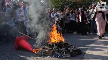 Thousands of anti-Israel protesters rage in NYC on anniversary of Oct. 7 massacre